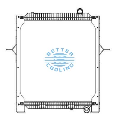 High Performance Truck Radiator For Volvo  Fe 240hp/280hp/320hp (06-) Oem: 20810099/5001868514/85000662/7420810095/ 5001873340