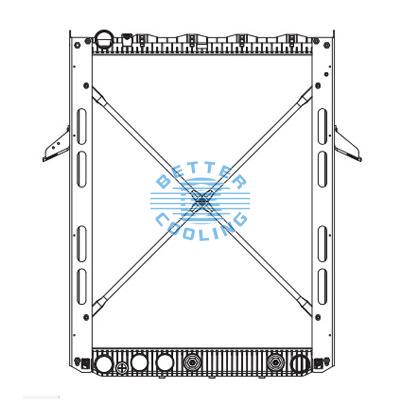 High Performance Truck Radiator For Volvo   Oem: 209565521