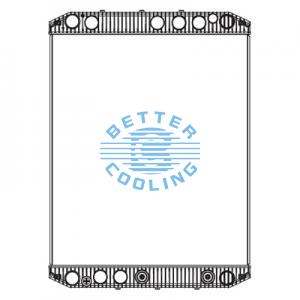 High Performance Truck Radiator For Freightliner 08-11 M2 & 106 Business Class Oem: 0525194003