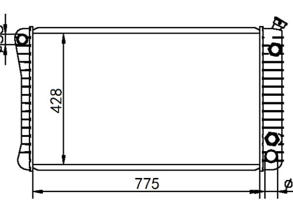 Radiator FOR GM,DODGE PARK AVENUE 3.8TURBO' 95-