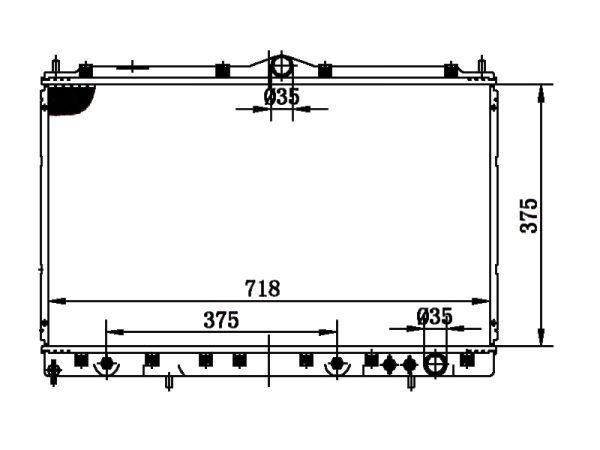 Radiator FOR MITSUBISHI GTO-3000' 91-97