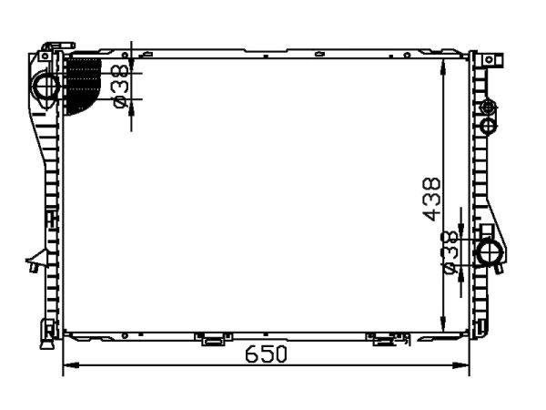 Radiator FOR BMW E39  520 i 95-