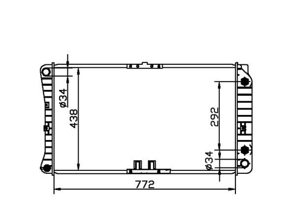 Radiator FOR GM,DODGE ROADMASTR'V8 5.7L 94-96
