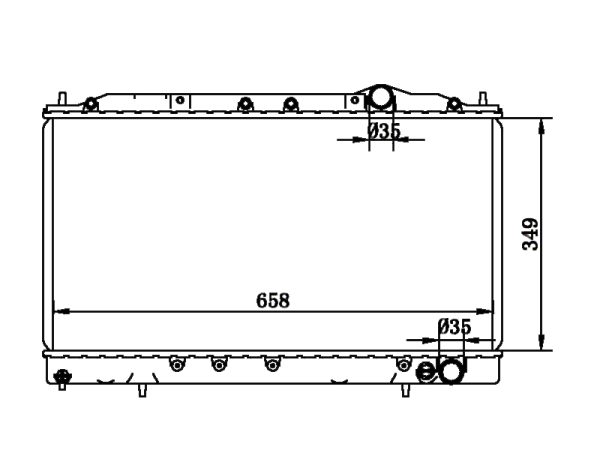 Radiator FOR MITSUBISHI ECLIPSE 89-95