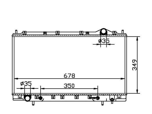 Radiator FOR MITSUBISHI ECLIPSE 95-98