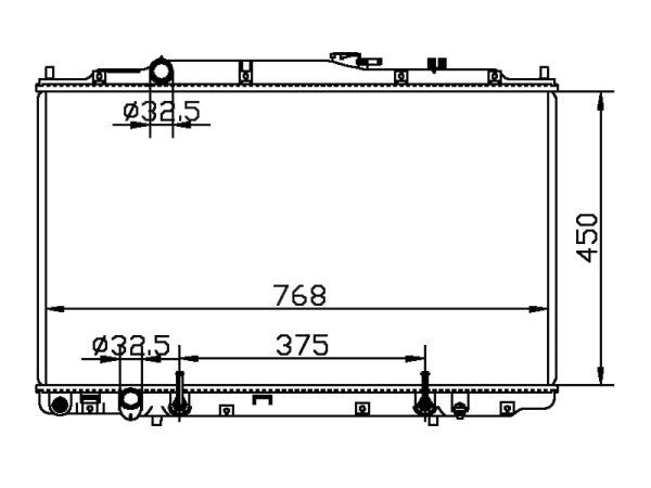 Radiator FOR HONDA ACURA Lagrat- 99-04