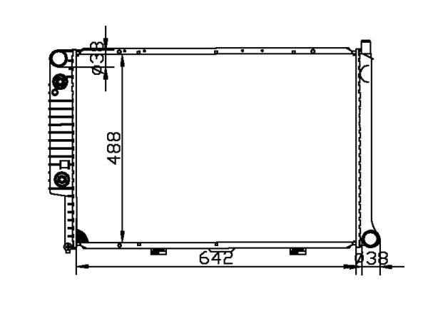Radiator FOR BENZ E-CLASS W210  E200 95-