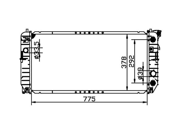 Radiator FOR GM,DODGE PARK AVENUE V6 3.8L 97-04