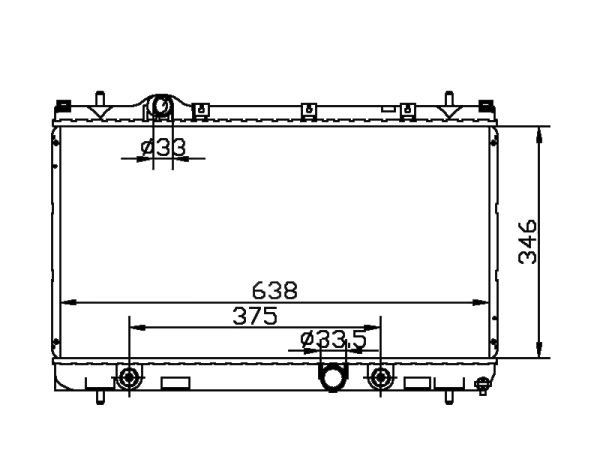 Radiator FOR GM,DODGE DODGE NEON' 00-03