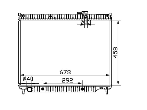 Radiator FOR GM,DODGE Trailblazer' A L6 4.2L 04-07