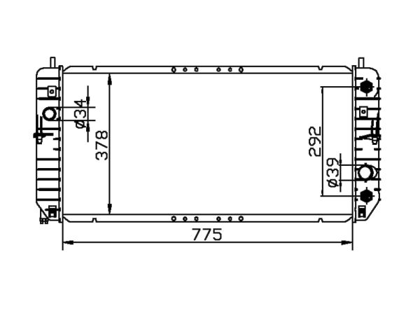 Radiator FOR GM,DODGE GM,DODGE OLDMOBILE AURORA 01-02 AT 01-02