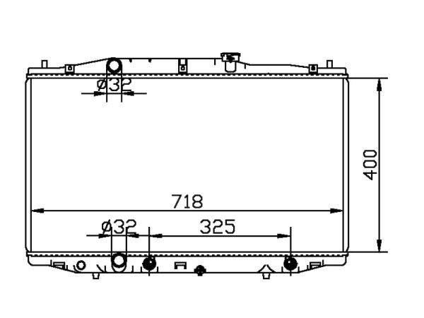 Radiator FOR HONDA ACCORD 2.4' CM5 03-