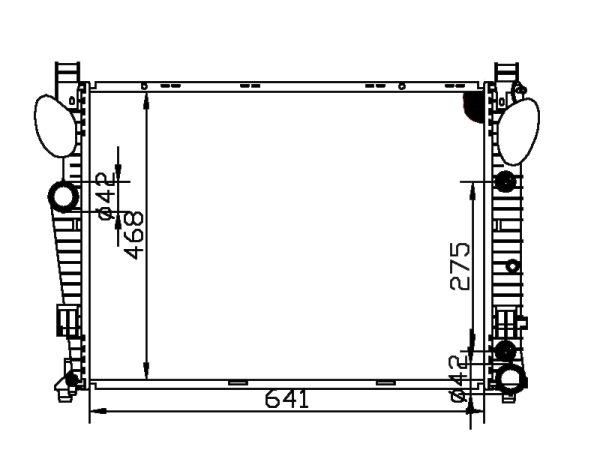 Radiator FOR BENZ CL-CLASS W215  CL500 99-