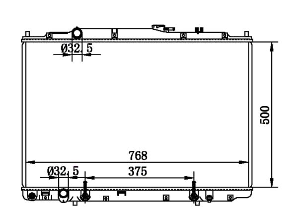 Radiator FOR HONDA MDX (YD1) 3.5 All 00-06 00-06