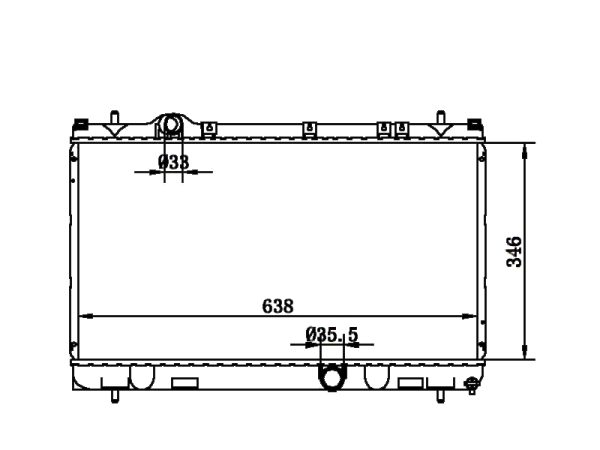 Radiator FOR GM,DODGE DODGE NEON' SE/SXT L4 2.0L 05-