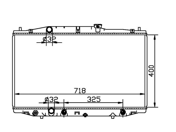 Radiator FOR HONDA ACCORD 2.4'2003 CM5 03-