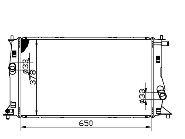 Radiator FOR MAZDA M5 2.3L i4 06-10