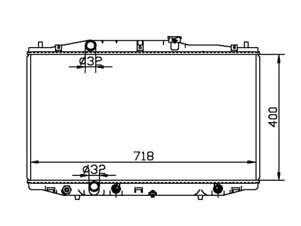 Radiator FOR HONDA ACCORD 2.4' CM5 03-