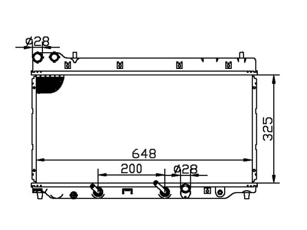 Radiator FOR HONDA HONDA FIT-JAZZ UA-GDI (二厢) 03-
