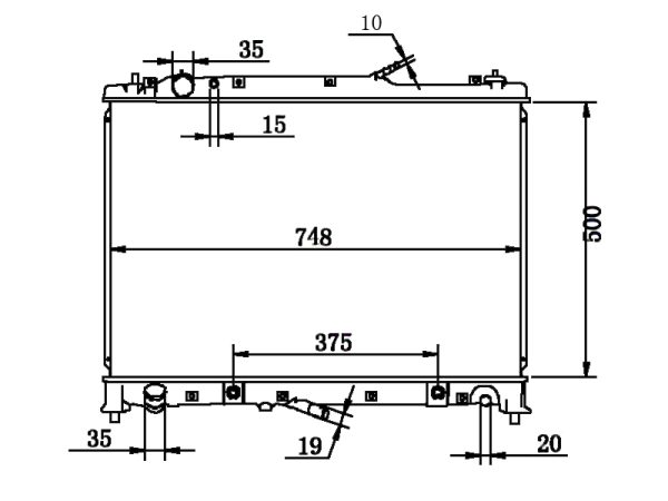 Radiator FOR MAZDA MAZDA CX-9 07-12