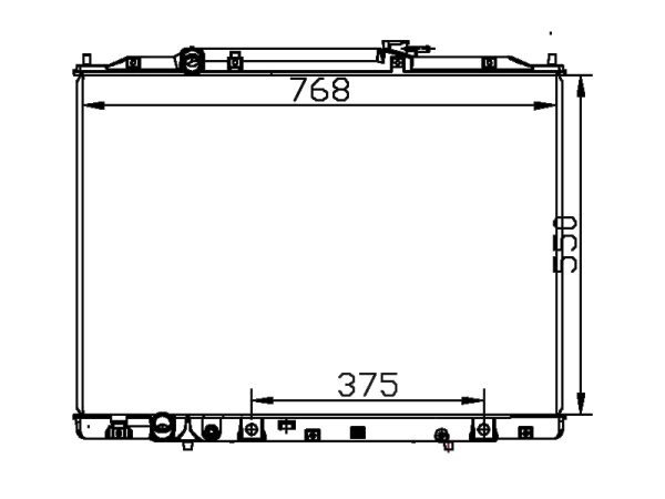 Radiator FOR HONDA PILOT RIDGEL INE 09-
