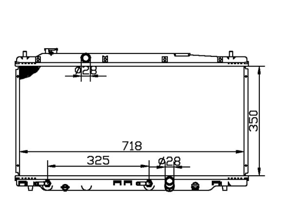 Radiator FOR HONDA HD fit 1.5 L4 09- 09-