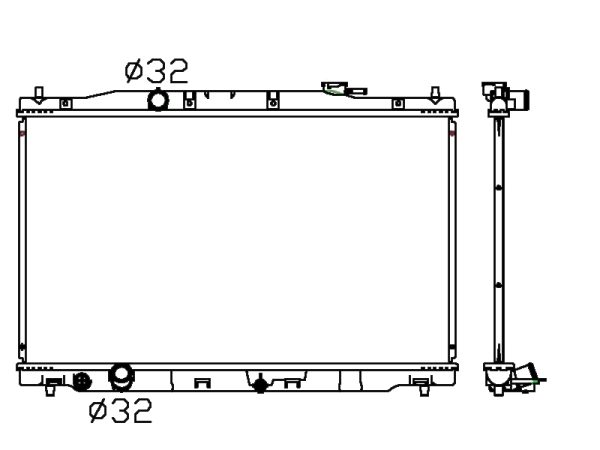 Radiator FOR HONDA HONDA C-RV 12-