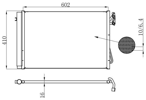 Condenser For BMW 1 E81-E82-E87-E88 128i 04- 04-