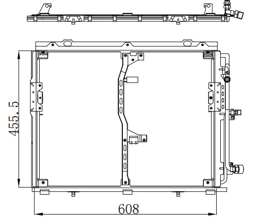 Condenser For BENZ S-CLASS W 140 300 S 91- 91-