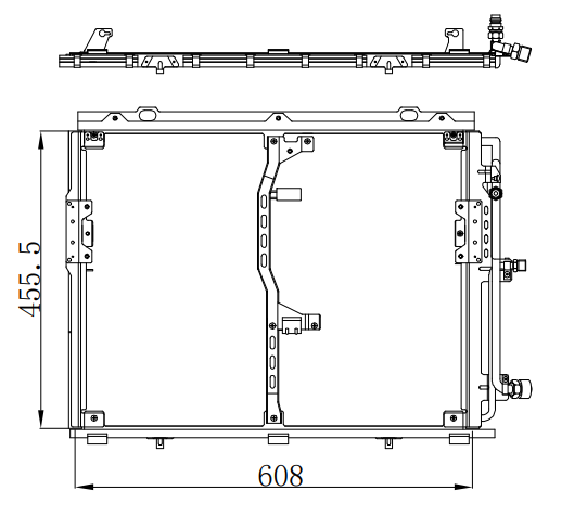 Condenser For BENZ S-CLASS W 140 300 S 91- 91-