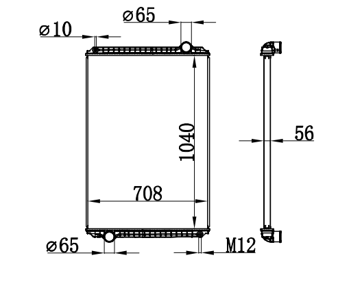 Radiator FOR TRUCK INTERNATION