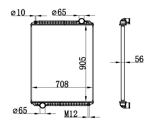 Radiator FOR TRUCK INTERNATION