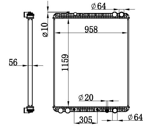 Radiator FOR TRUCK CASCADIA 08-
