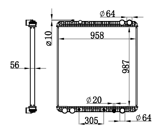 Radiator FOR TRUCK CASCADIA 08-