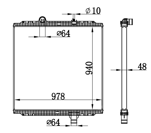 Radiator FOR TRUCK KENWORTH 09-10
