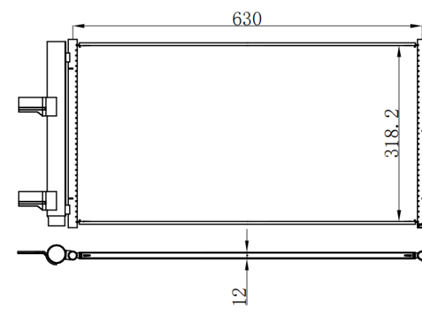Condenser For BMW X1 F45 F48