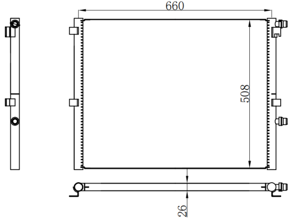 Condenser For BMW BMW宝马5系G38