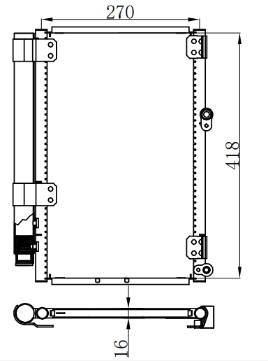Condenser For HINOHINO 500