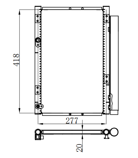 Condenser For HINOHINO 500