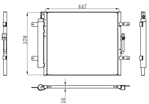 Condenser For FIATFiat Palio 派力奥