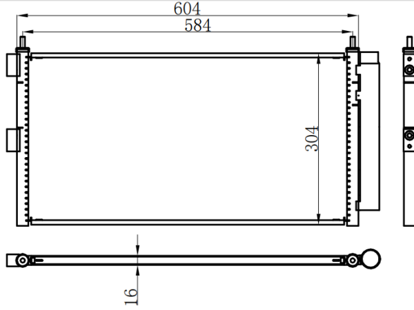 Condenser For FIATFiat Doblo 01-13/Idea 04-12