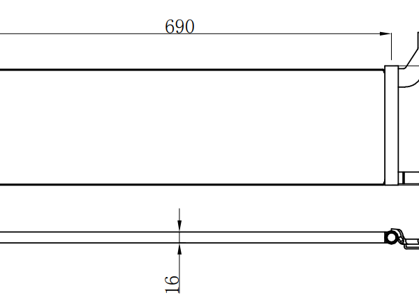Condenser For CHINESE CAR FORD TRANSIT （福特全顺 国产）