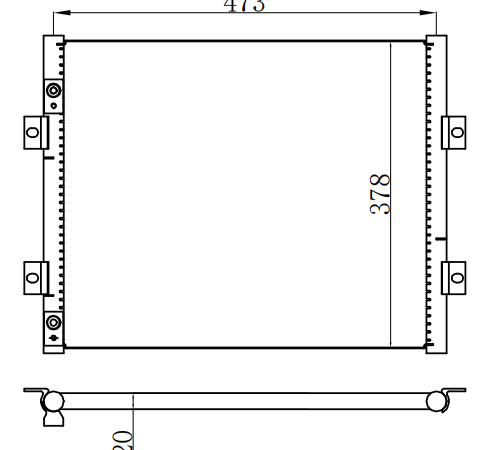 Condenser For CHINESE CAR CHINESE CAR