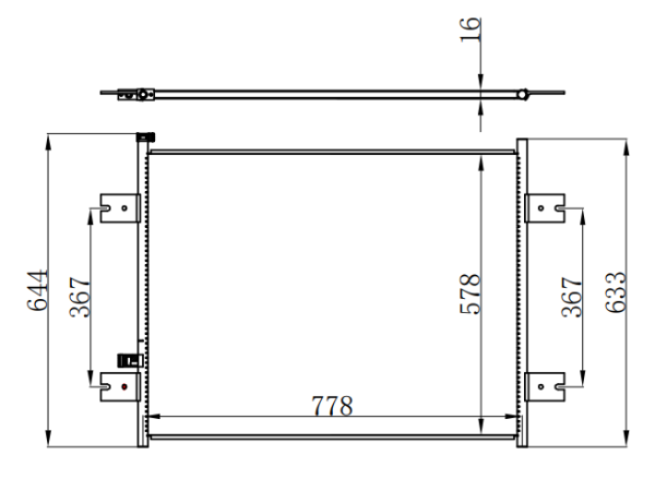 Condenser For CHINESE CAR CHINESE CAR