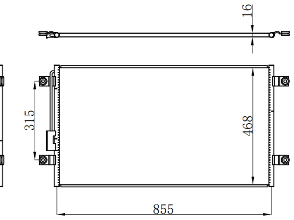 Condenser For CHINESE CAR CHINESE CAR