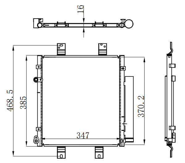 Condenser For CHINESE CAR CHINESE CAR