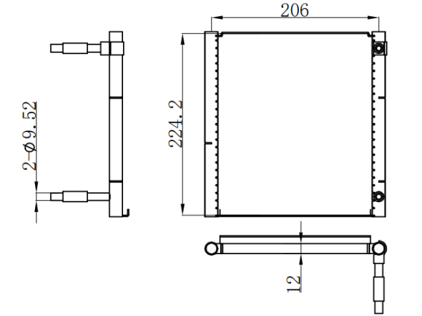 Condenser For CHINESE CAR 商用空调冷凝