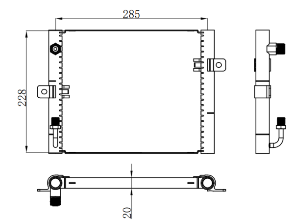 Condenser For CHINESE CAR HP-SC