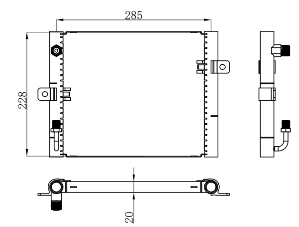 Condenser For CHINESE CAR HP-SC