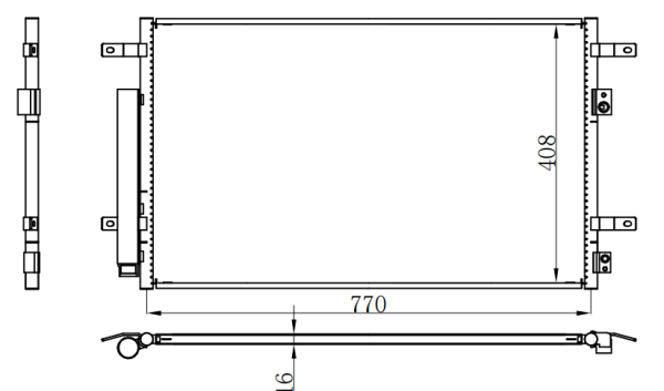 Condenser For CHINESE CAR Geely vision  吉利远景SUV1.8